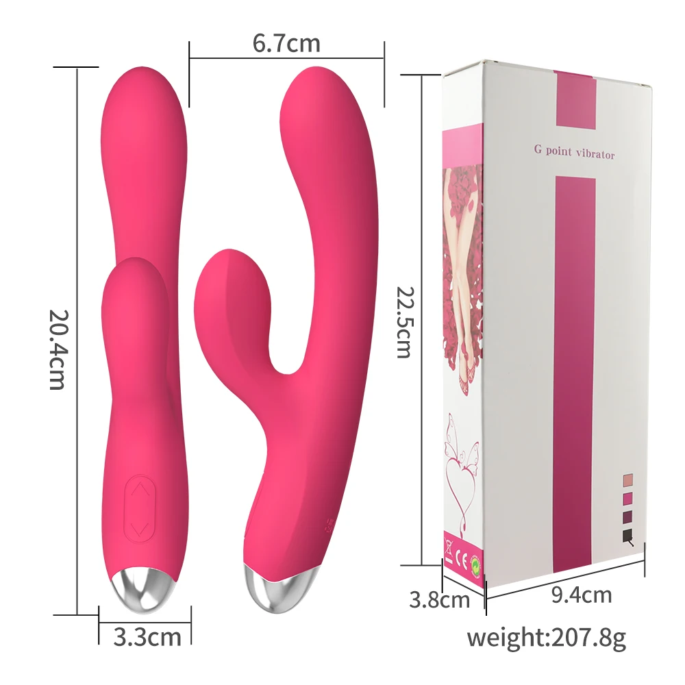 Vibromasseur Lapin Double Point G Rechargeable USB – Silicone Doux 10 Vitesses