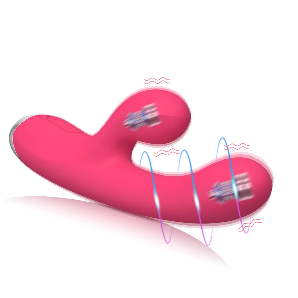 Vibromasseur Lapin Double Point G Rechargeable USB – Silicone Doux 10 Vitesses