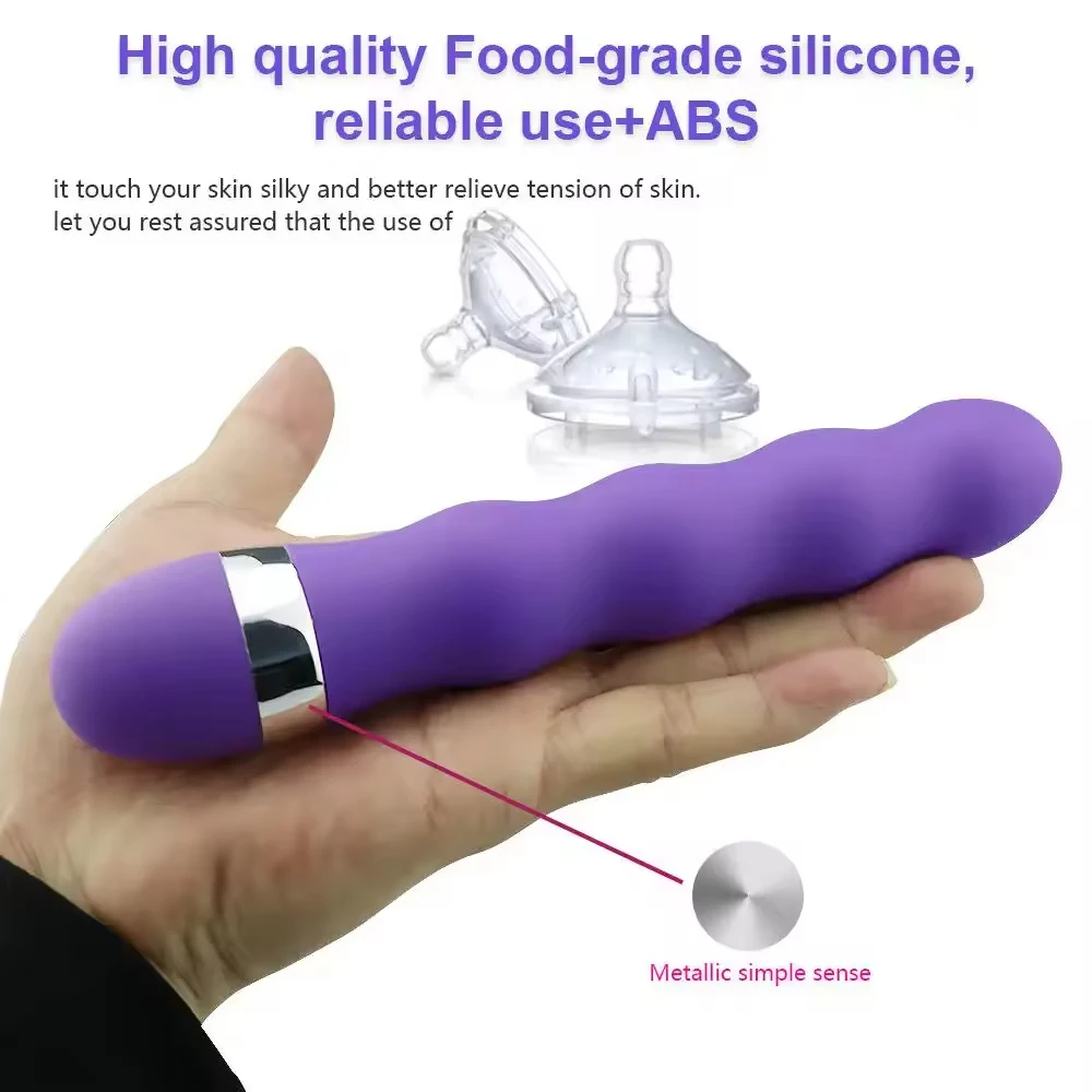 Vibrateur Baguette AV Finomay – Stimulateur Clitoris & Point G, 10 Vitesses, Waterproof