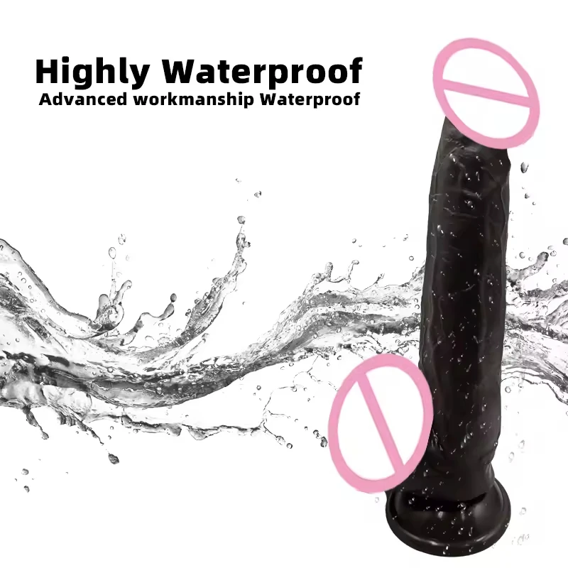 Gode réaliste extra large 30cm avec ventouse – Sextoy silicone mains libres pour femme