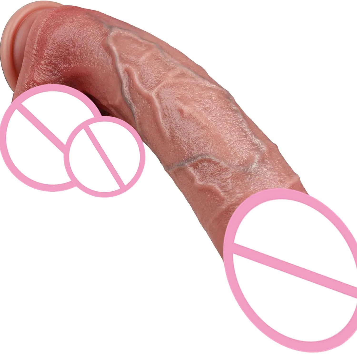 Gode Télescopique Chauffant 10,8" – Vibrateur Réaliste en Silicone avec Ventouse & Fonction Chauffante