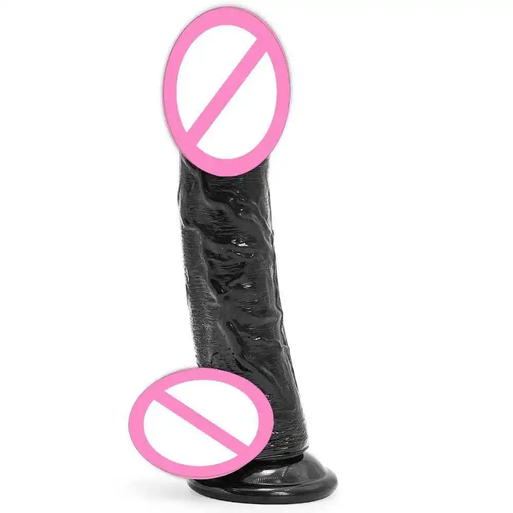 Gode réaliste en silicone souple – Stimulateur point G avec ventouse puissante | Imperméable IPX6