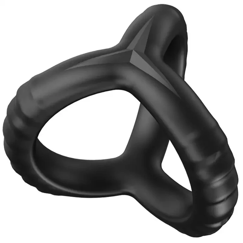 Anneau Pénien Vibrant 3-en-1 en Silicone Ultra Doux – Rechargeable & Waterproof IPX7