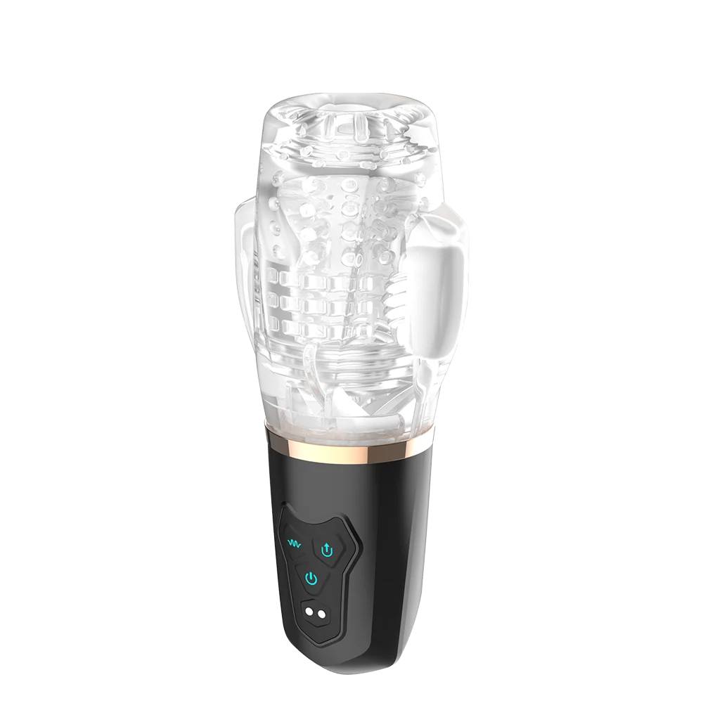 Masturbateur Automatique GAWK 9000 – Succion & Vibration Double Moteur Rechargeable USB
