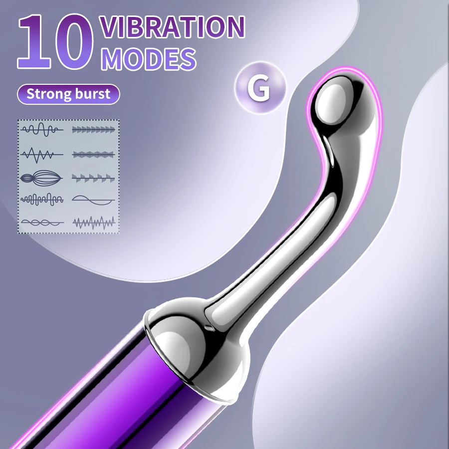 Mini Vibromasseur Point G 10 Fréquences – Rechargeable USB, 100% Étanche | Marque Gelance