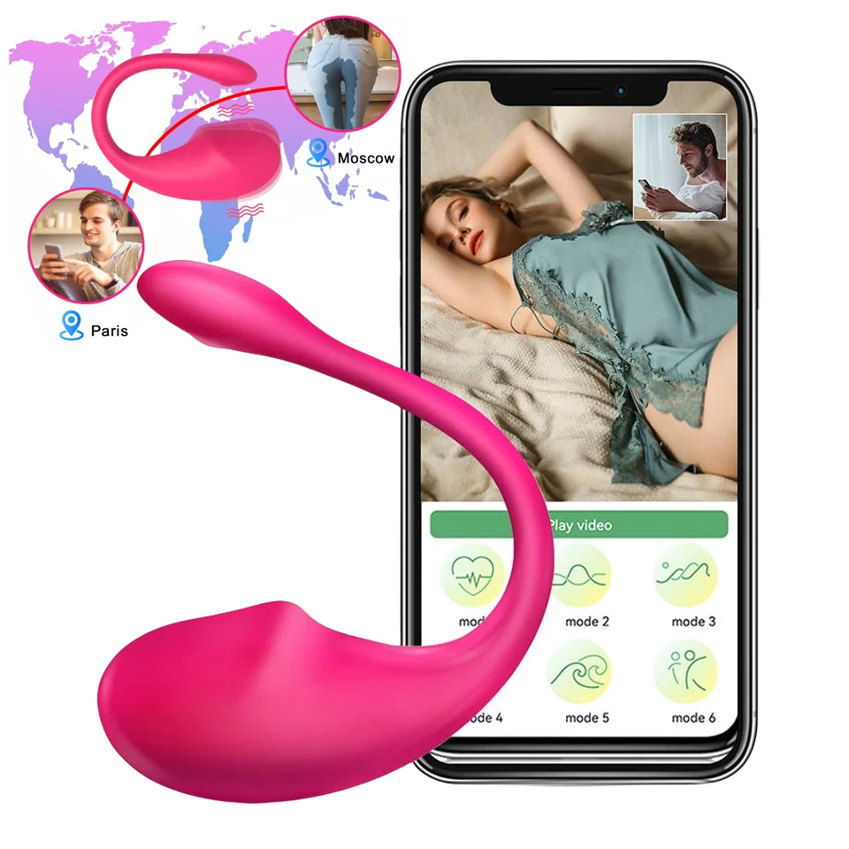Vibrateur Féminin Bluetooth Télécommande App – Culotte Vibrante Rechargeable 10 Modes