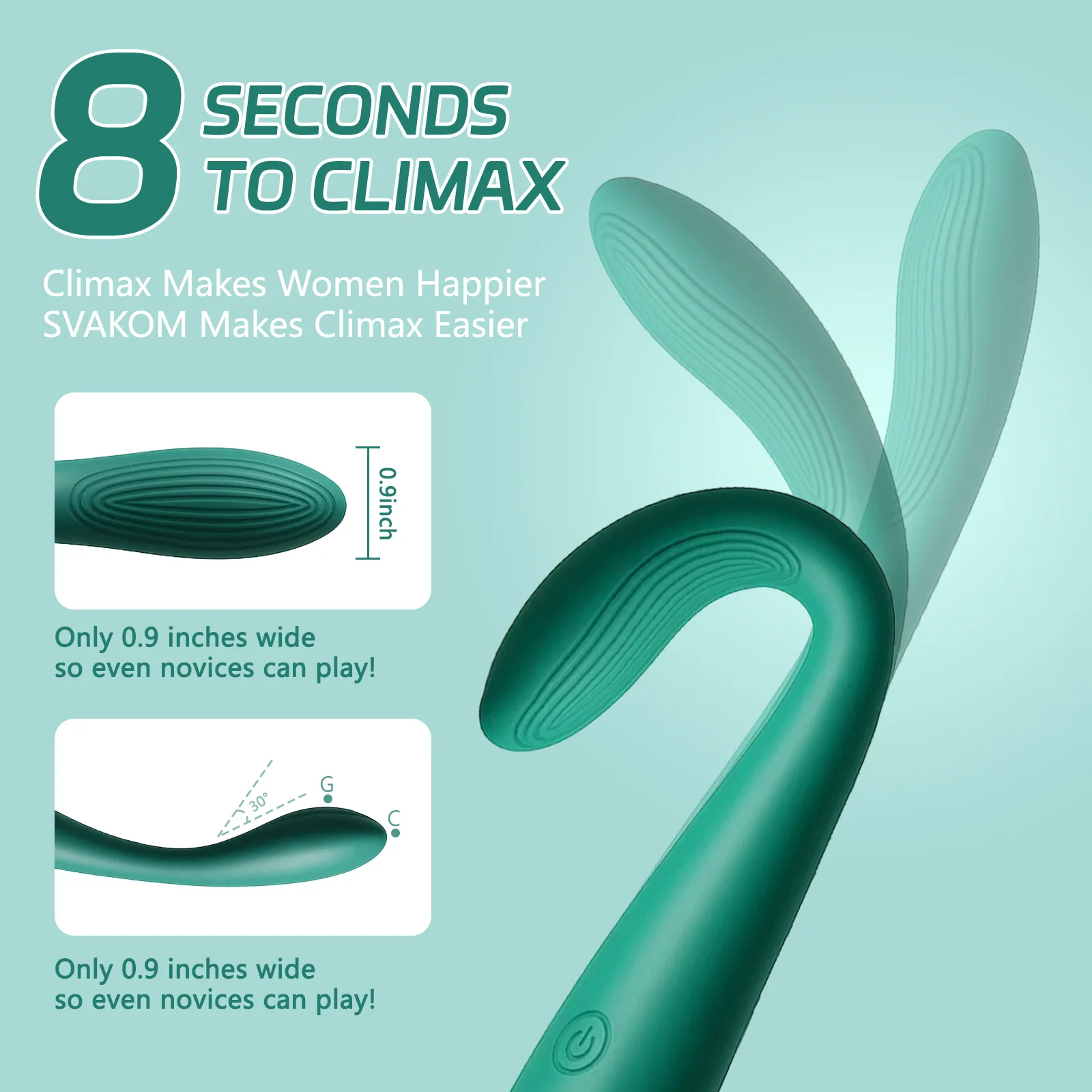 Vibromasseur Point G Gelance – 10 Modes de Vibration, Rechargeable USB, 100% Étanche