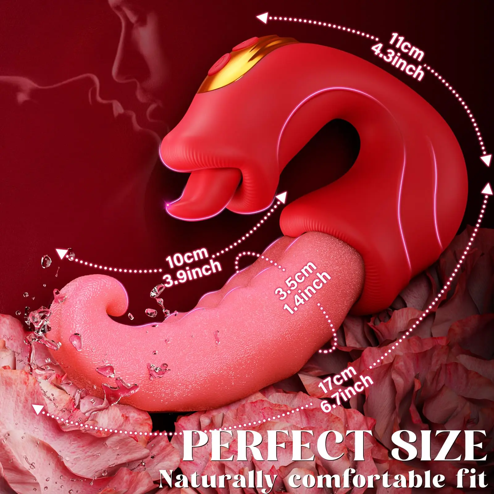 Vibromasseur Double Stimulation Point G & Clitoris Gelance – 10 Modes, Rechargeable USB, 100% Étanche