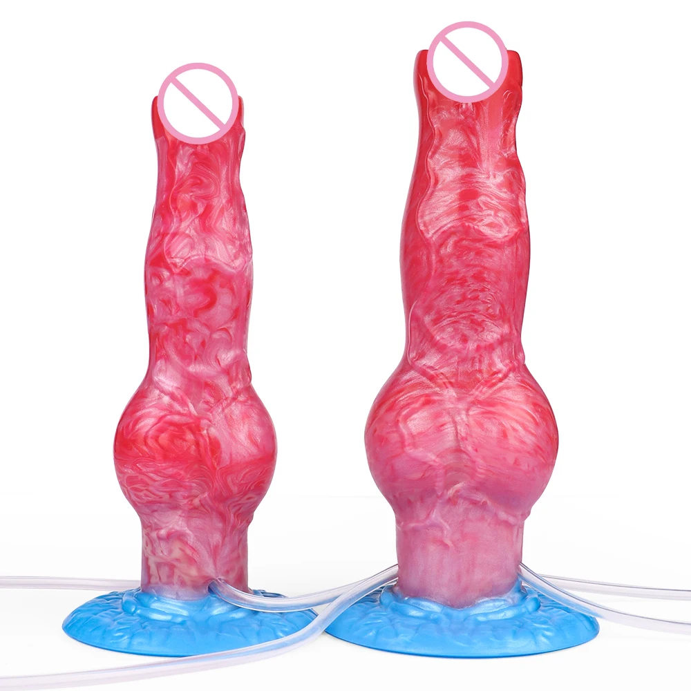 Gode Gonflable Anal en Silicone Souple – Fonction Spray & Gonflage – 100% Étanche
