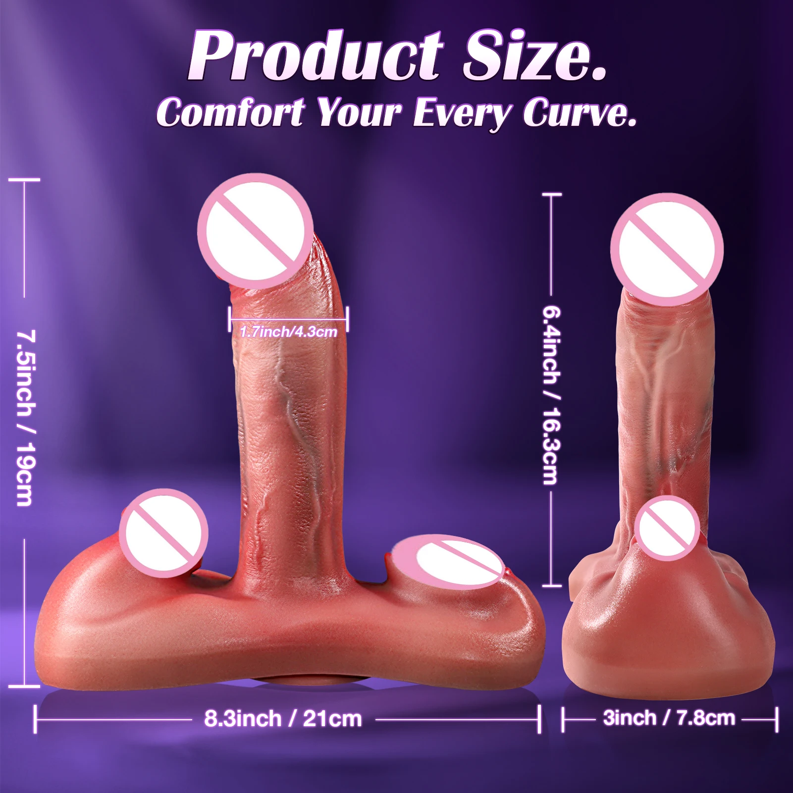 Vibrateur Féminin Connecté – 7 Modes Vibration & Stimulation Point G, 100% Étanche