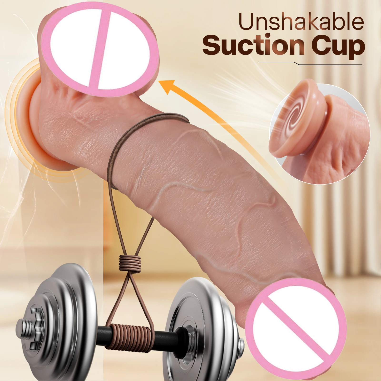 Gode Réaliste Gelances en Silicone Souple avec Ventouse – Flexible, Écologique & 100% Étanche