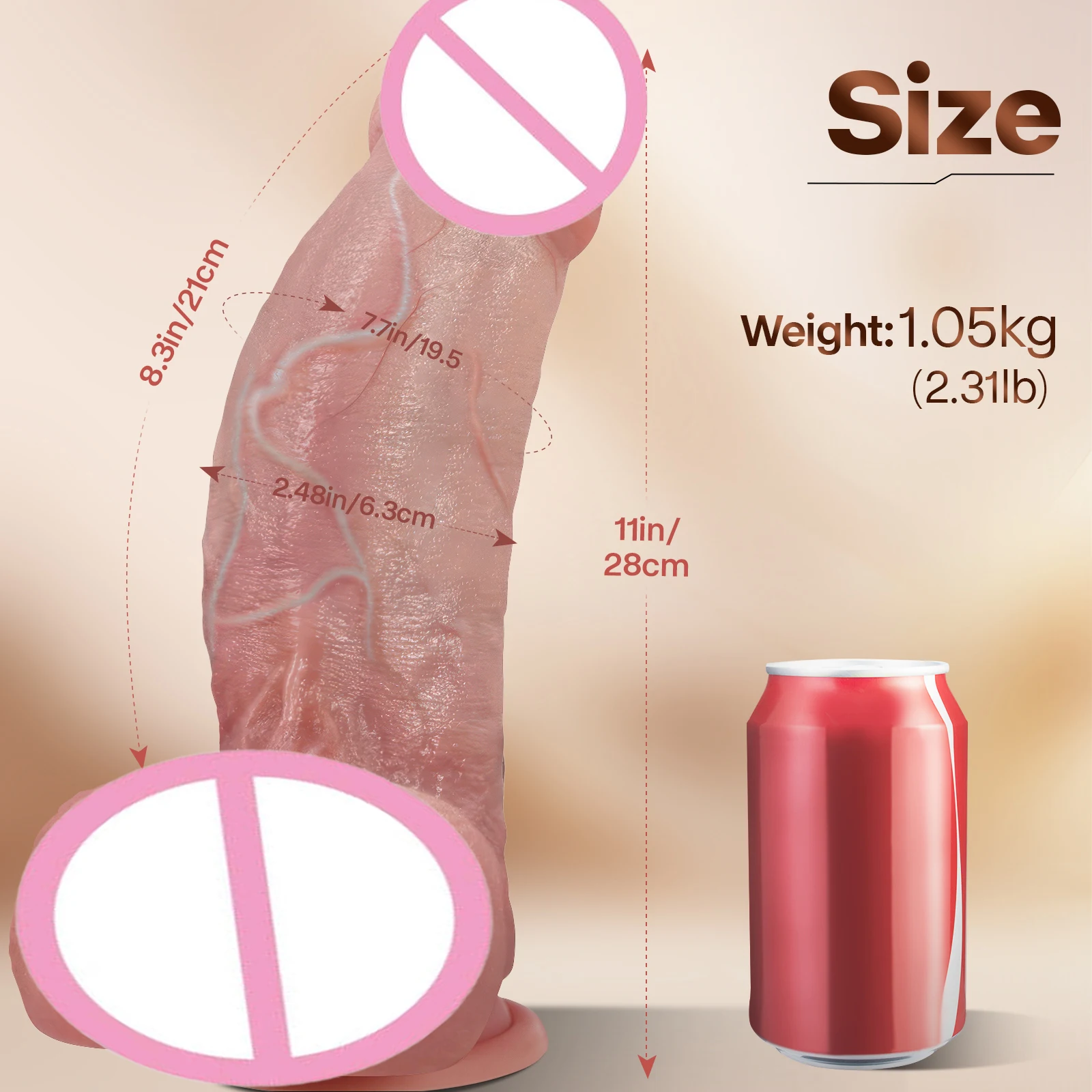 Gode Réaliste Gelances en Silicone Souple avec Ventouse – Flexible, Écologique & 100% Étanche