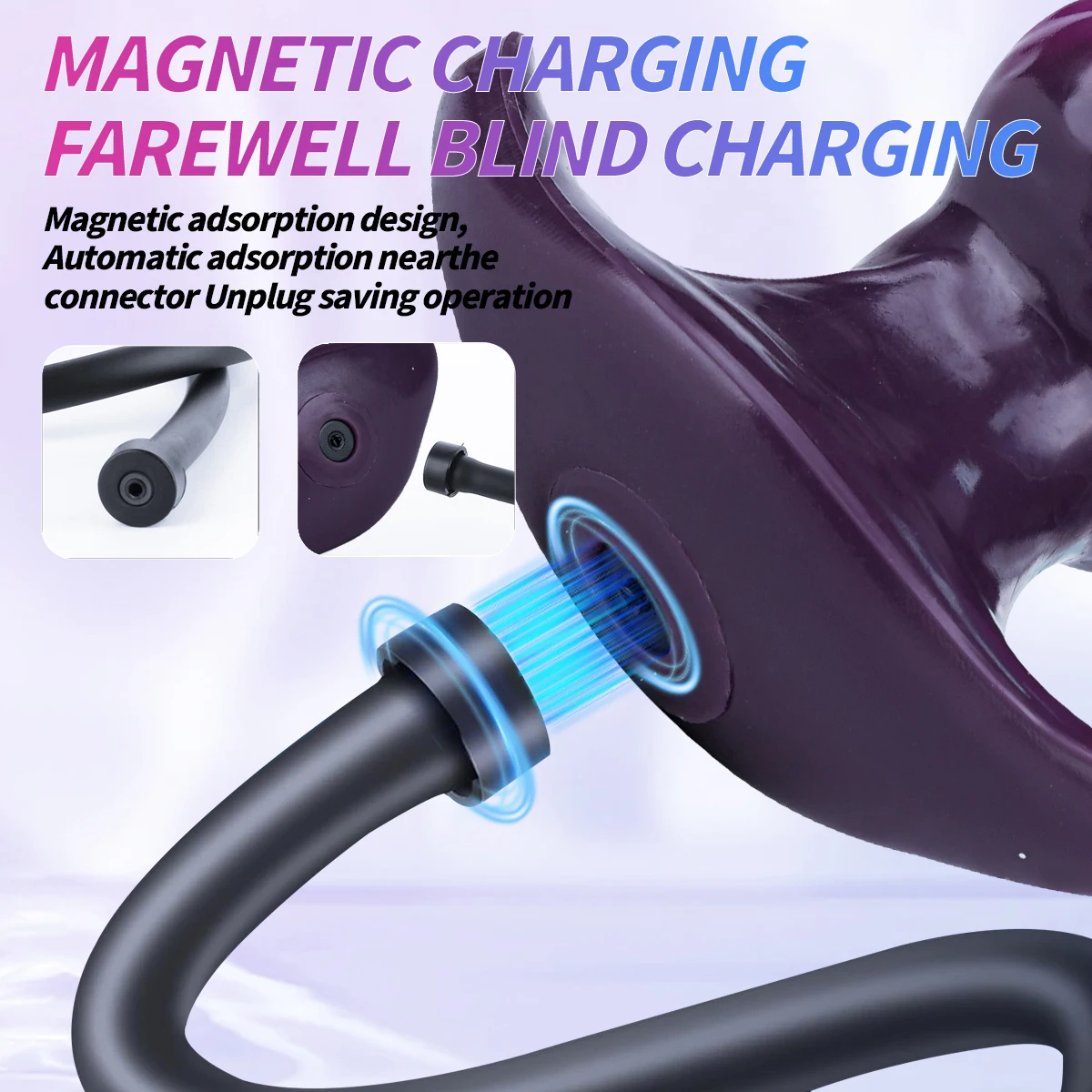 Plug Anal Gonflable Silicone | Billes Rotatives & Charge Magnétique | 17cm