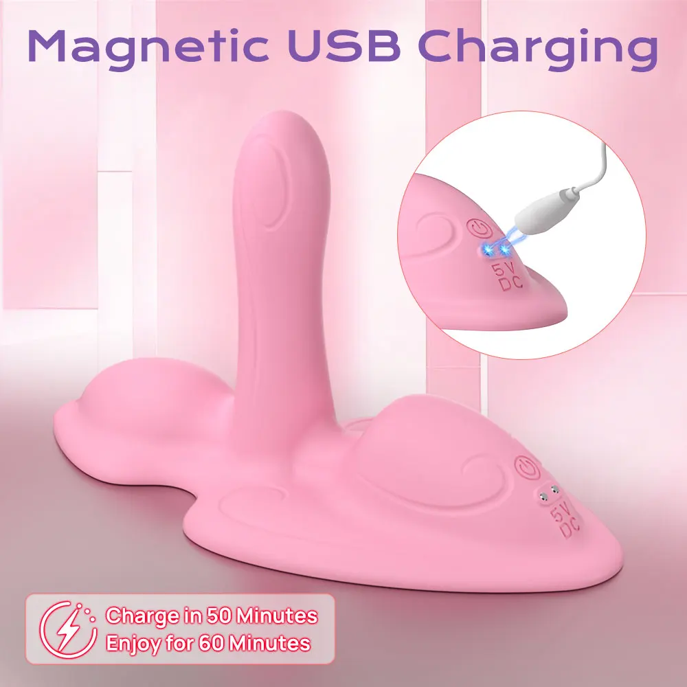 Vibrateur Rose Féminin 10 Fréquences – Télécommande Sans Fil & Rechargeable USB
