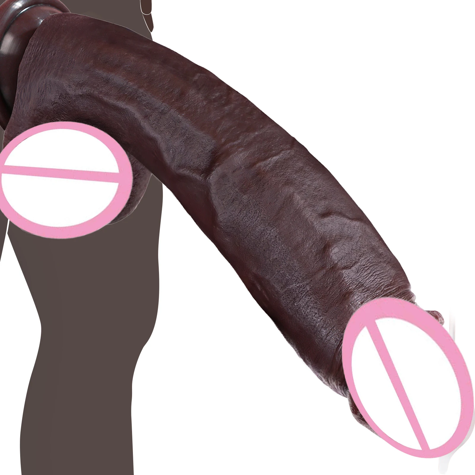 Gode Réaliste César 28cm en Silicone Souple – Jouet Adulte Waterproof