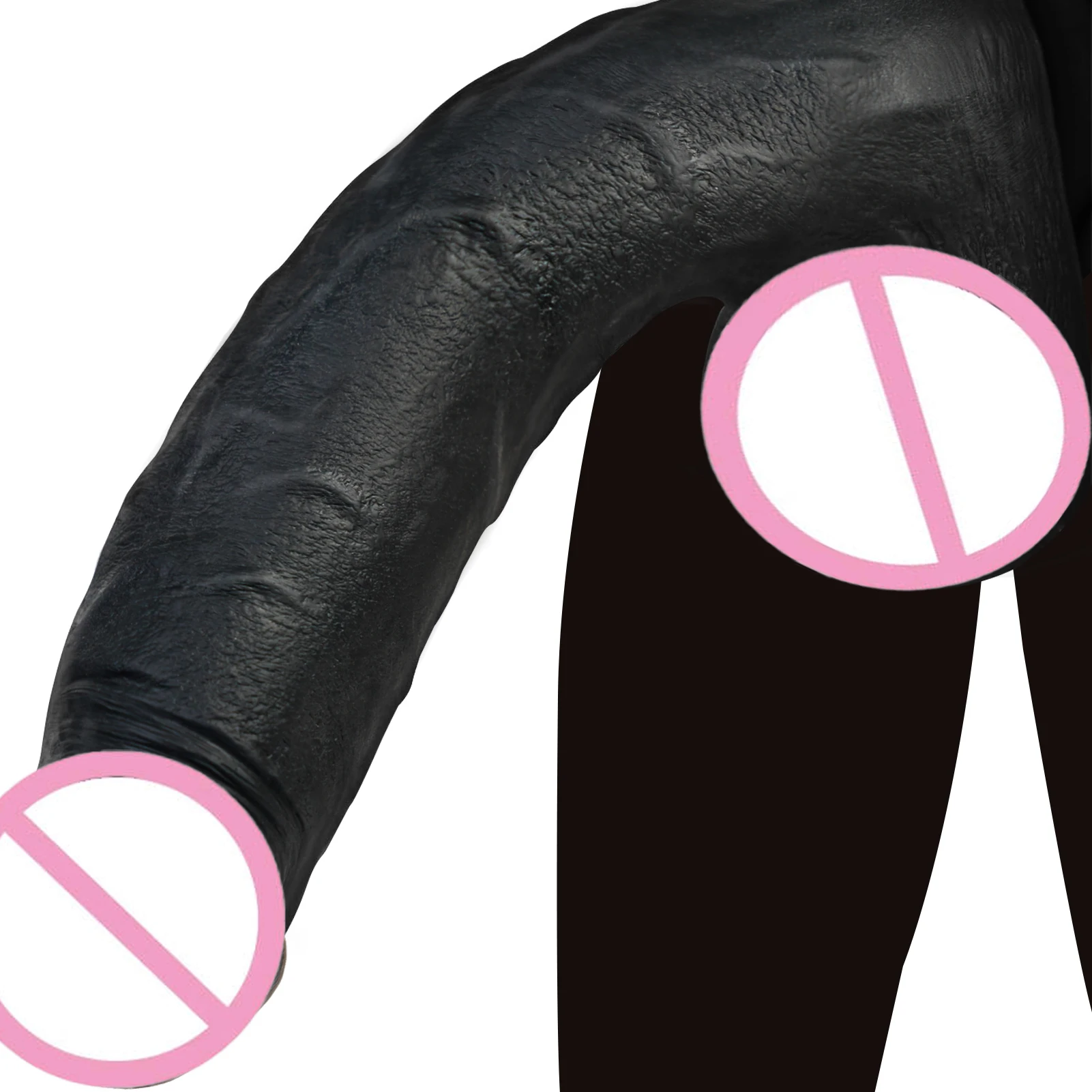 Super Gode Réaliste César 28cm – Silicone Souple 100% Étanche, Jouet Adulte