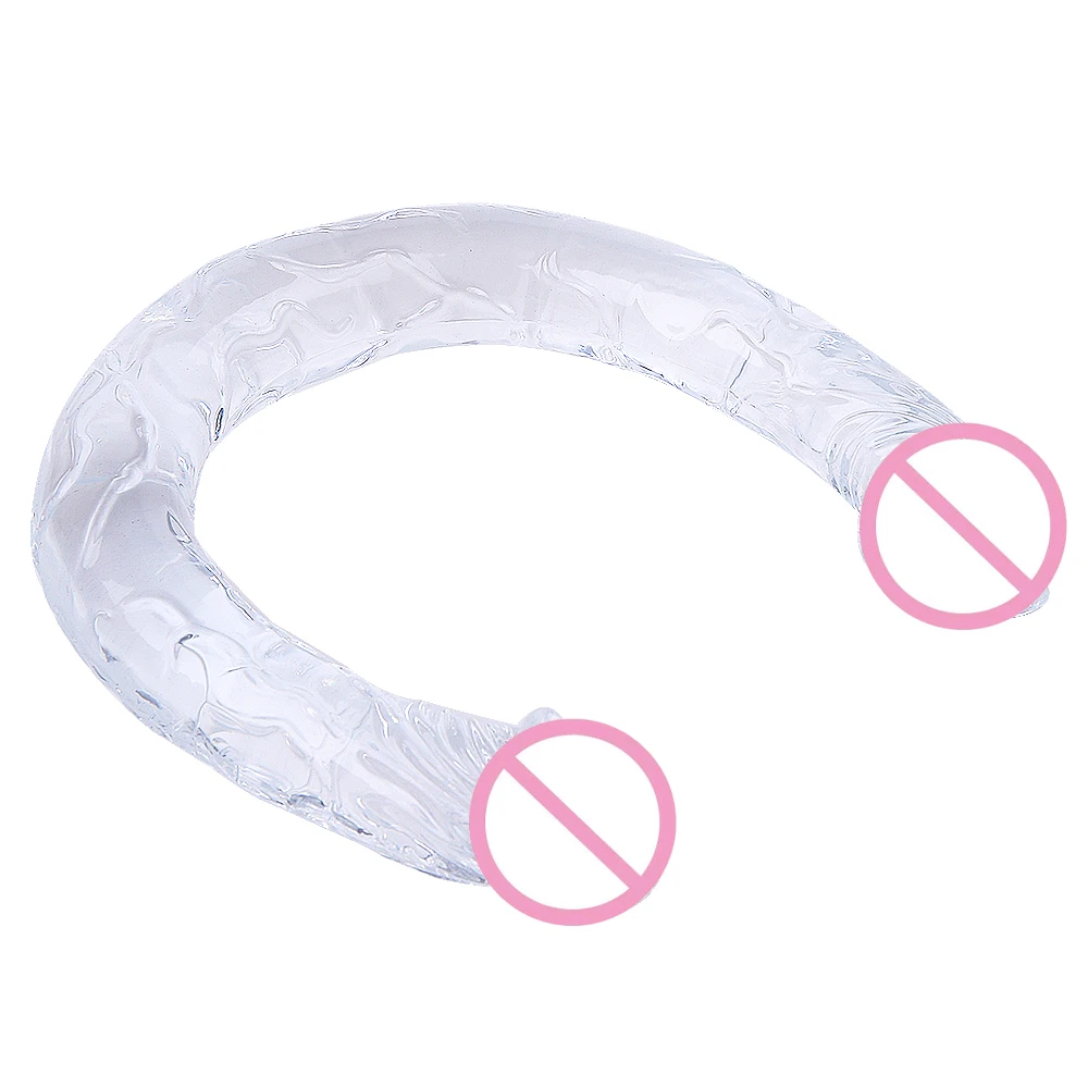 Gode double tête en U – Jouet intime souple TPE 100% étanche pour femme