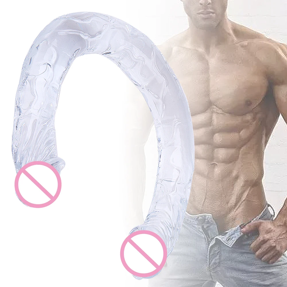 Gode double tête en U – Jouet intime souple TPE 100% étanche pour femme