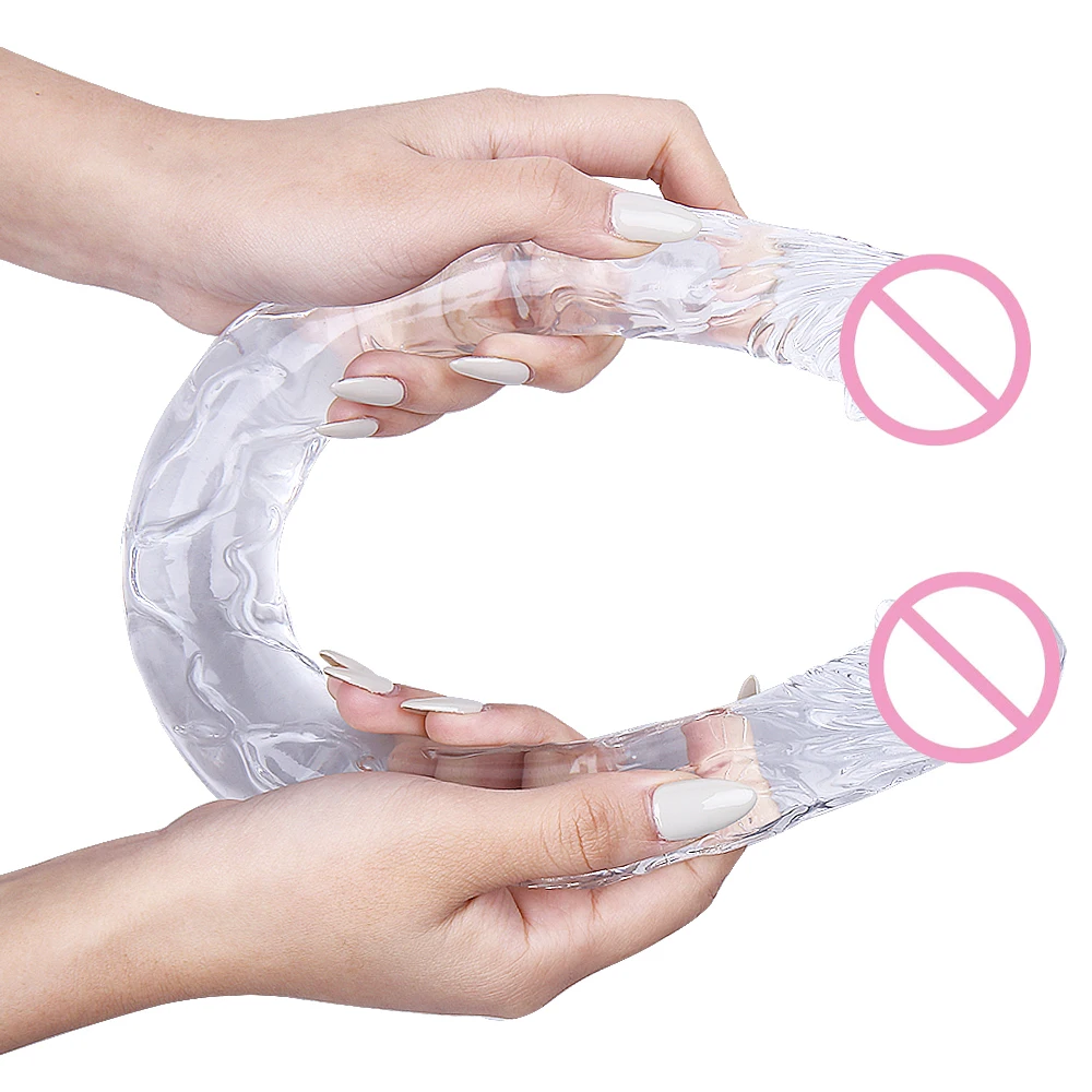 Gode double tête en U – Jouet intime souple TPE 100% étanche pour femme