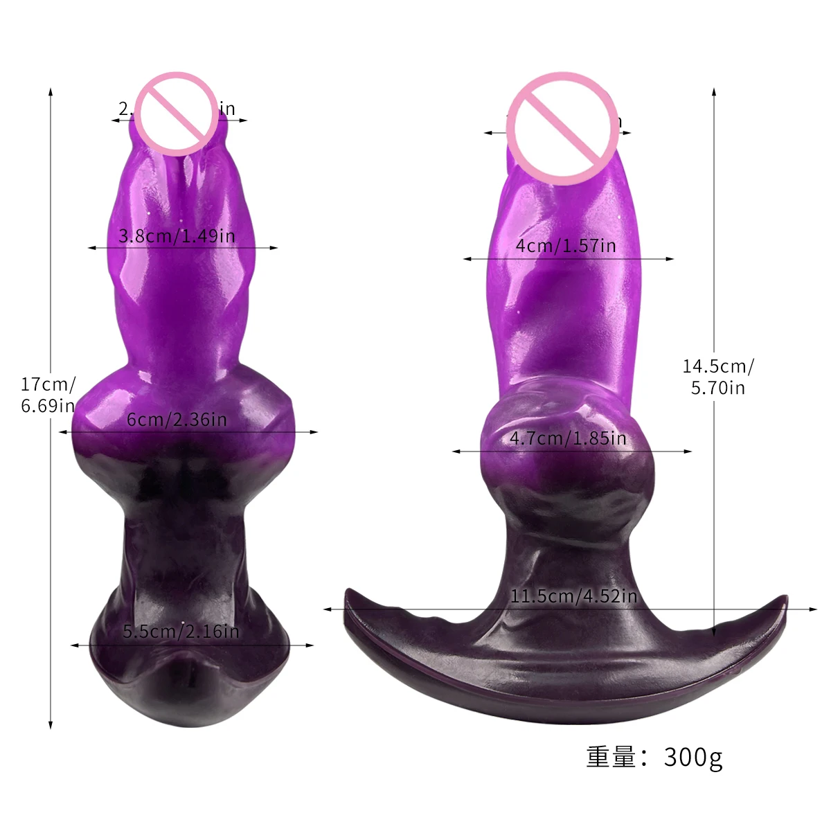 Jouet réaliste en silicone gonflable pour chien, gode en forme de nœud, monstre extraterrestre, animal, jouet anal portable pour femmes adultes, catégorie de produits