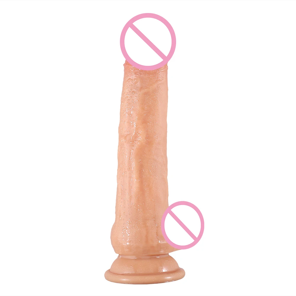 Gode vibrant en caoutchouc pour femmes, jouet sexuel, pénis, gode en caoutchouc, produits sexuels