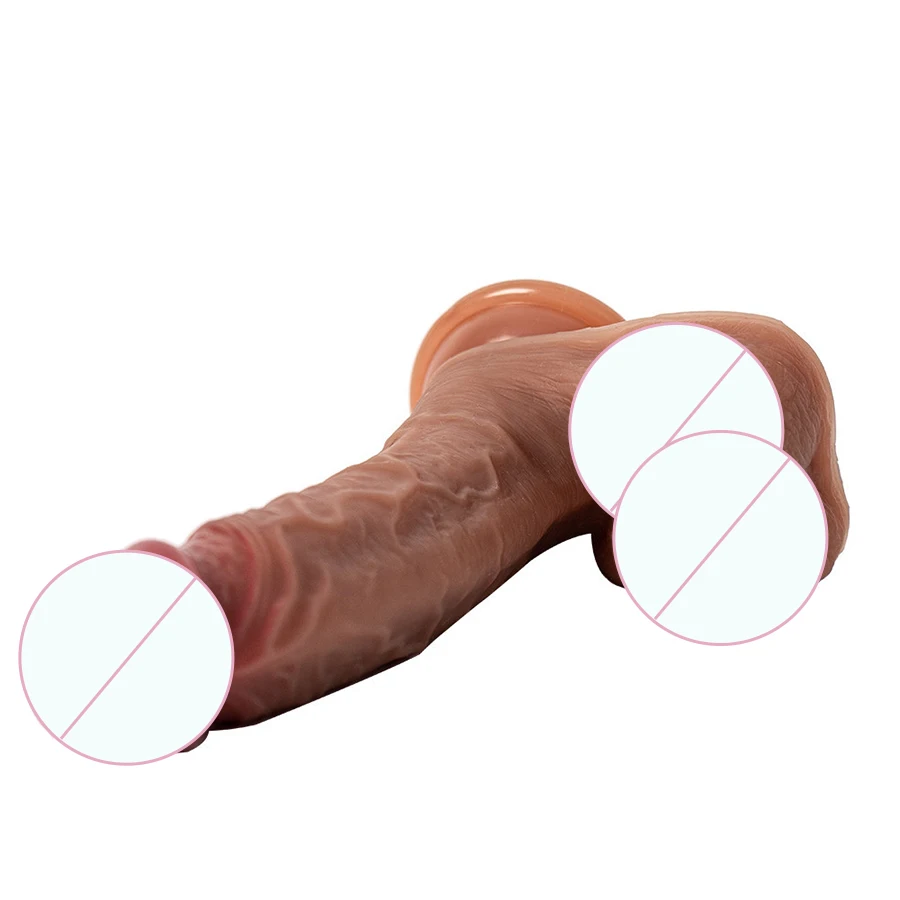 Vibrateur sexuel pour adultes ultra-réaliste et ultra-doux, très populaire, énorme dildo masculin pour femmes