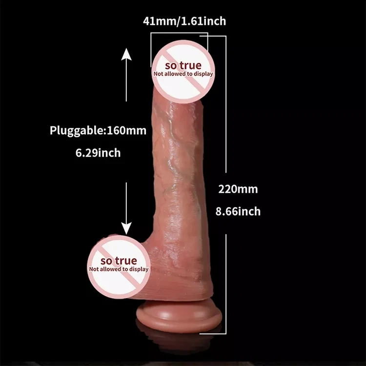 Vibromasseur Réaliste Gelance GL-S121 – Silicone Doux, 10 Modes de Vibration, Rechargeable USB