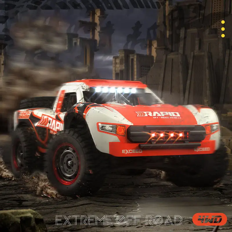 Voiture RC AiJH 70KM/H Drift Brushless 4x4 Tout-Terrain 1:14 LED 2.4G - Prêt à l'emploi