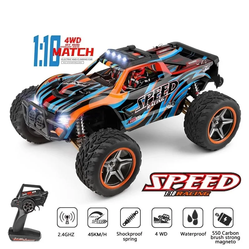 Voiture RC Tout-Terrain 4WD 45 km/h – Télécommande 2.4GHz Échelle 1:10