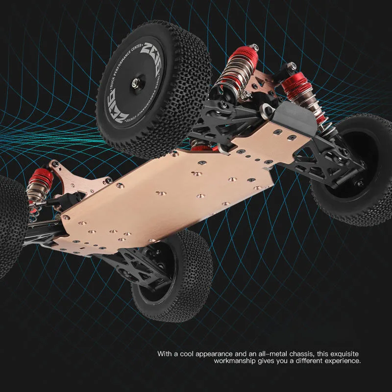Voiture RC Drift 4WD 1:14 en Alliage – 60 km/h Télécommandée