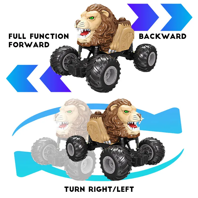 Lion RC Télécommandé 4 Canaux – Voiture Jouet Escalade Tout-Terrain pour Enfants