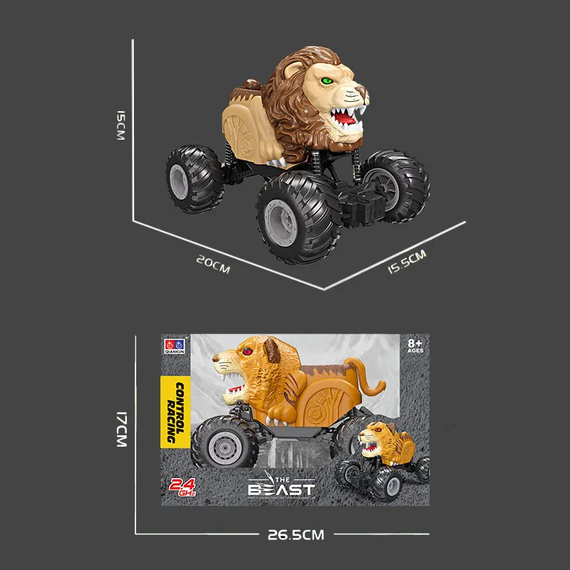 Lion RC Télécommandé 4 Canaux – Voiture Jouet Escalade Tout-Terrain pour Enfants