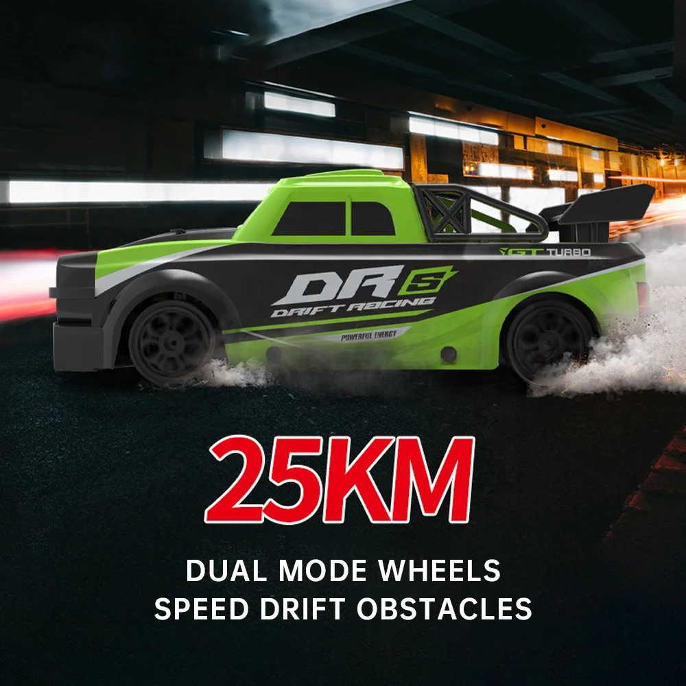 Voiture RC Drift 4WD AiJH 25 KM/h – Télécommandée Haute Vitesse avec 2 Pneus Drift