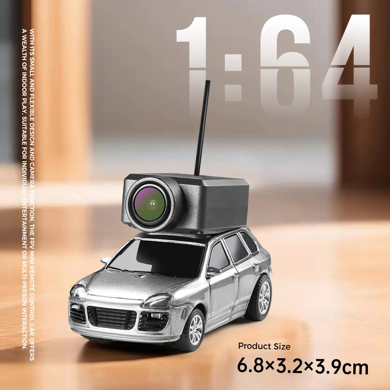 Mini Voiture RC Drift 1:64 avec Caméra HD 720P et Contrôle via Application