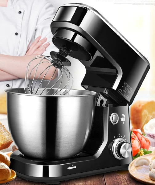 Batteur sur Socle HORUS 5L 1000W – 6 Vitesses, Tête Inclinable & Accessoires Complets