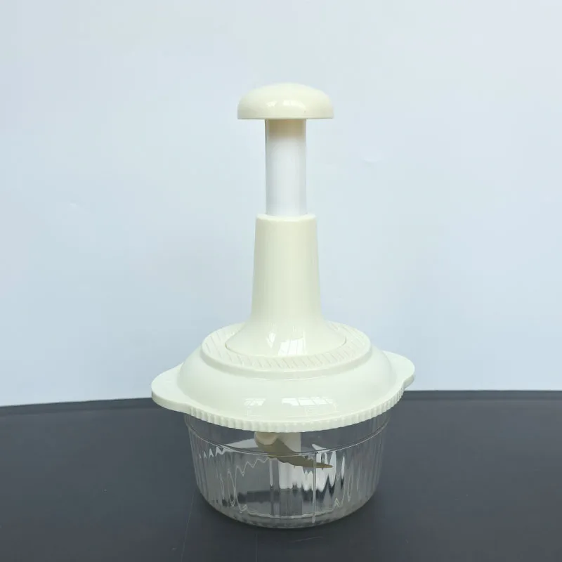 Coupe-légumes multifonctionnel PP/PET 1.5L – Lavable au lave-vaisselle, écologique et durable