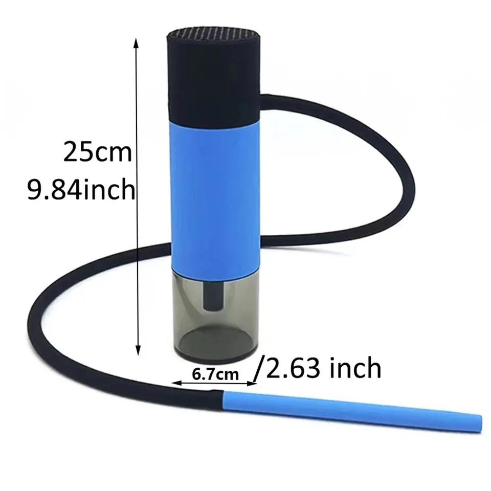 Support de Chicha Portable Détachable – Acrylique & Silicone | Maison, Plage, Voyage