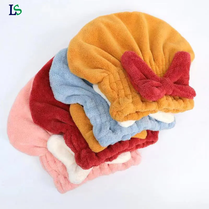 Bonnet Séchage Rapide Microfibre pour Cheveux Bouclés – Serviette Turban Femme
