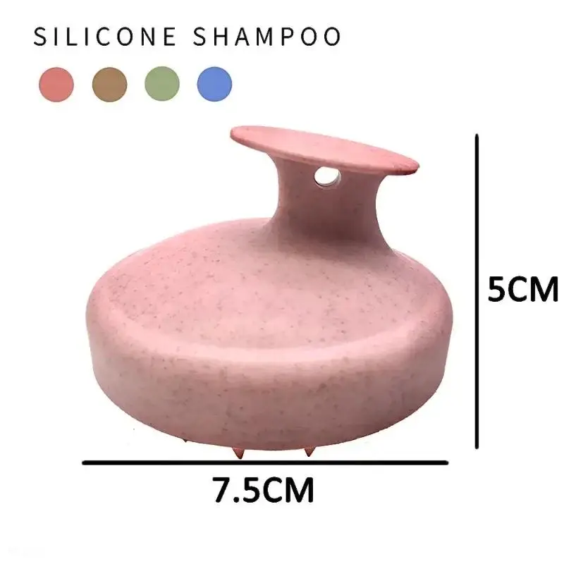Brosse Silicone Massage Cuir Chevelu & Nettoyage Douche – Peigne Écoresponsable