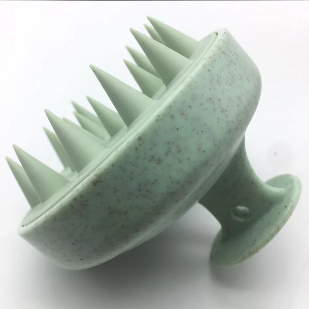 Brosse Silicone Massage Cuir Chevelu & Nettoyage Douche – Peigne Écoresponsable