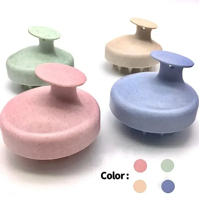Brosse Silicone Massage Cuir Chevelu & Nettoyage Douche – Peigne Écoresponsable