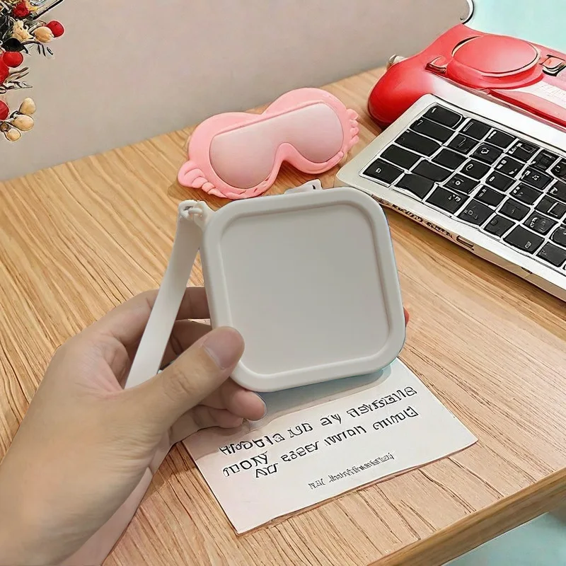Pochette maquillage silicone imperméable avec couvercle anti-poussière – Mini trousse de voyage