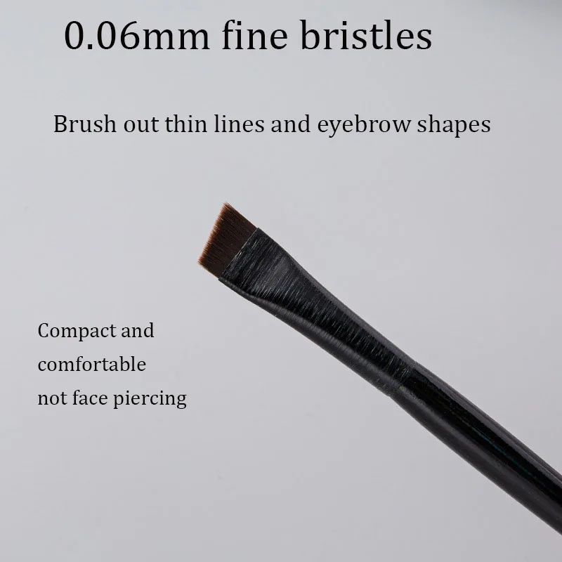Pinceau Sourcils & Eye-liner Professionnel Tête Oblique Ultra-Fine – Précision Parfaite