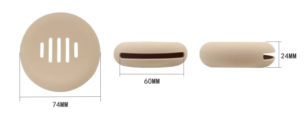 Boîte de rangement en silicone pour pinceaux de maquillage – Portable & Multifonction