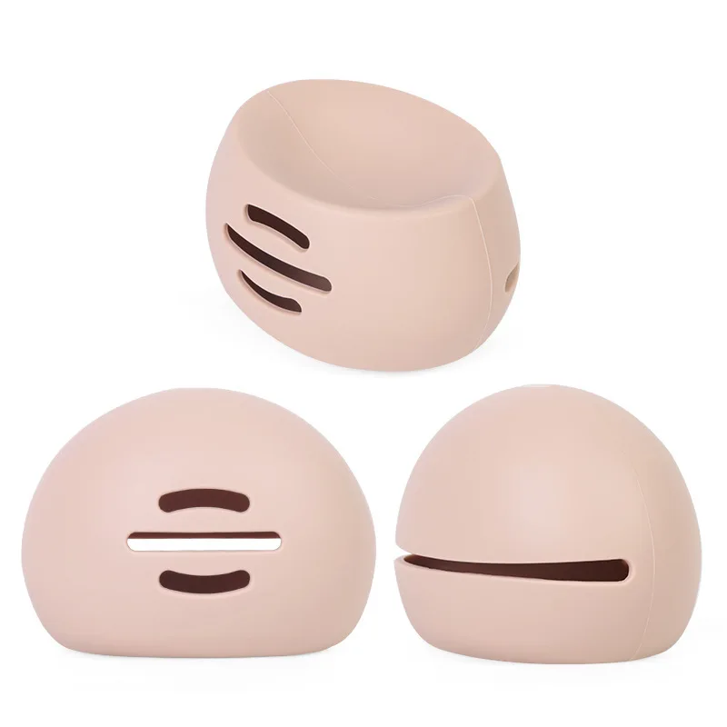 Boîte de rangement en silicone pour œuf de beauté – Anti-poussière & Portable