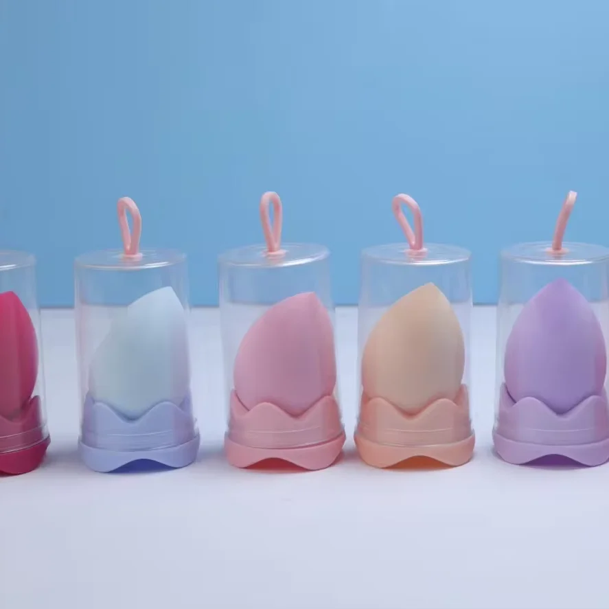 Éponge Maquillage en Forme d'Œuf – Teint Parfait & Lavable | Colorée