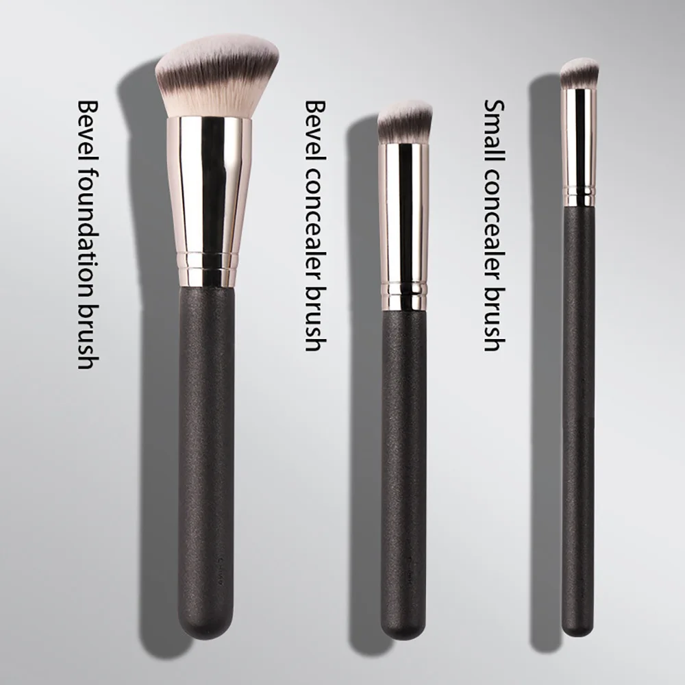 Pinceau de Maquillage Professionnel à Manche en Bois – Haute Qualité