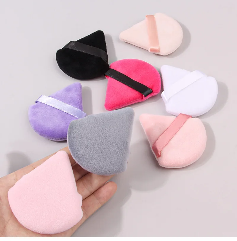 Éponge Maquillage Triangulaire Microfibre avec Strass – Douce, Lavable & Écologique