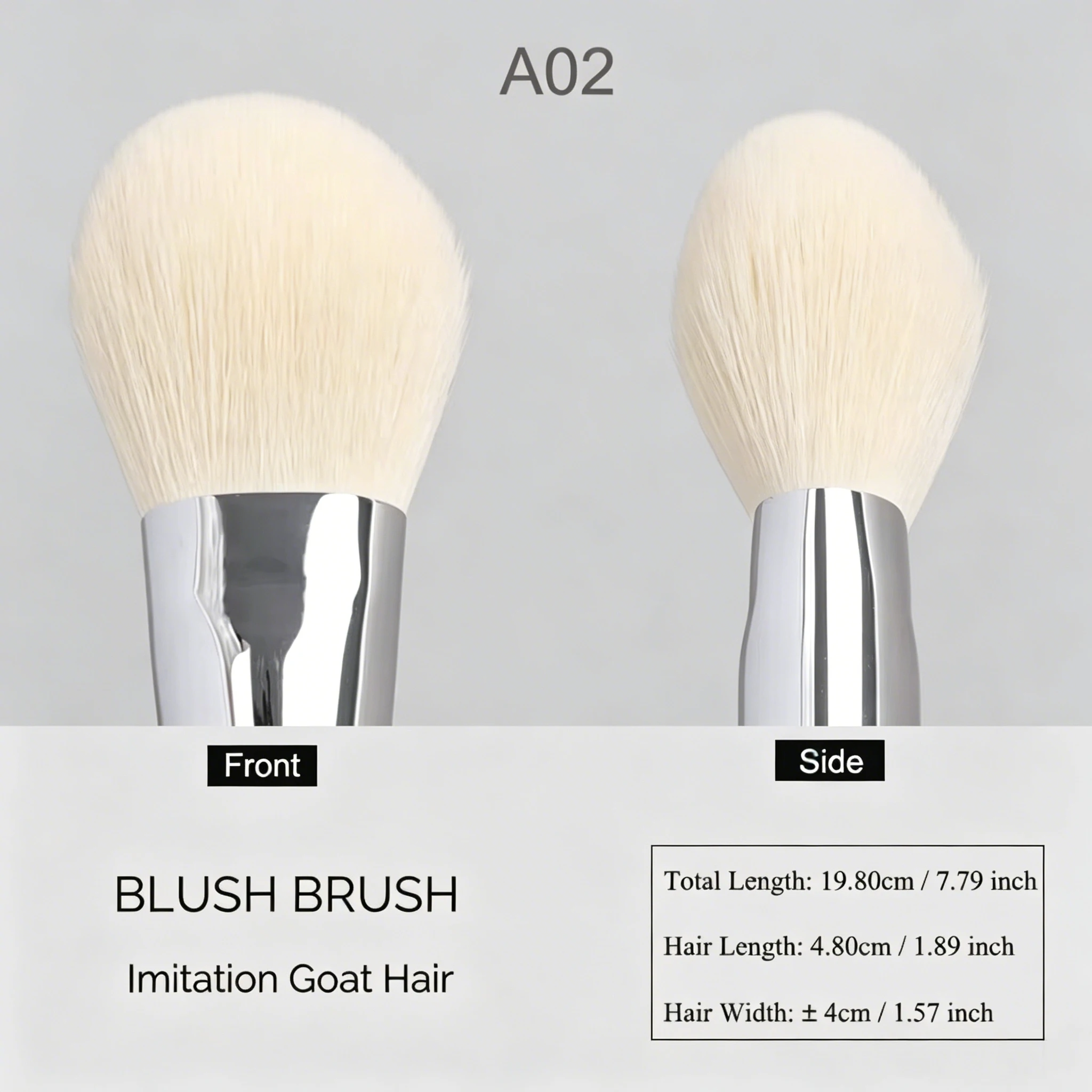 Pinceau Blush Professionnel EMF – Poils Synthétiques Vegan & Manche en Bois de Bouleau