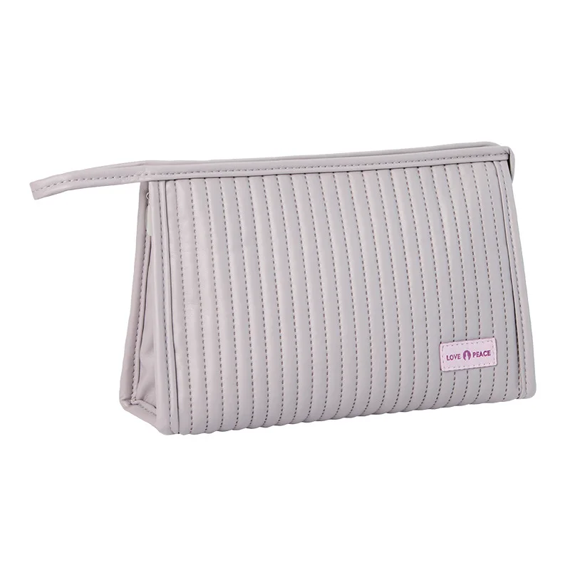 Pochette maquillage portable couleurs bonbon – Organisateur cosmétique de voyage pour femmes